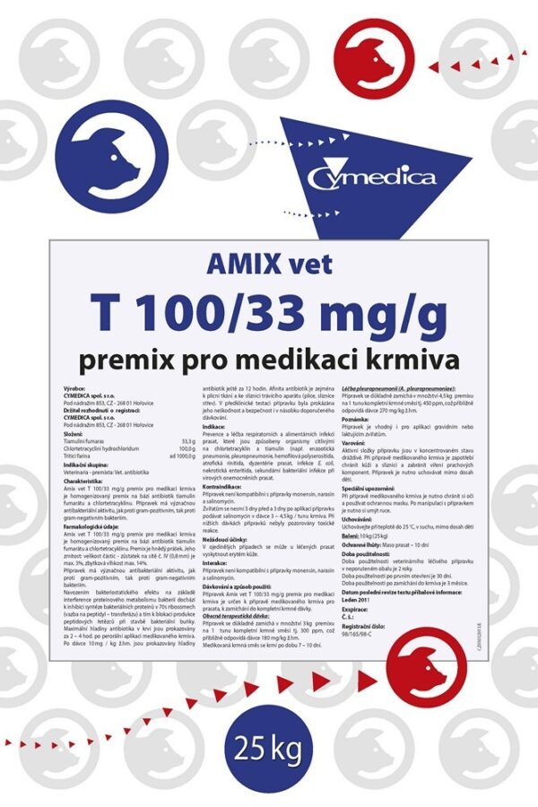 Amix vet T 100/33 mg/g premix