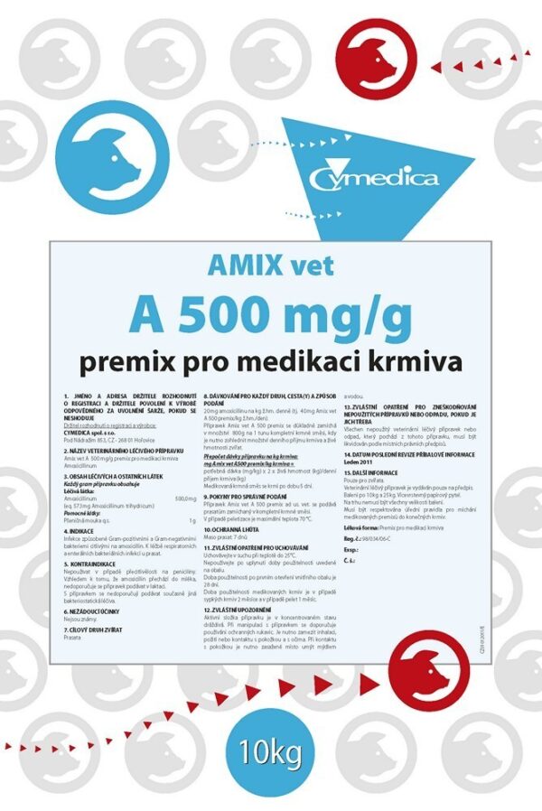 AMIX Vet A 500 mg/g premix