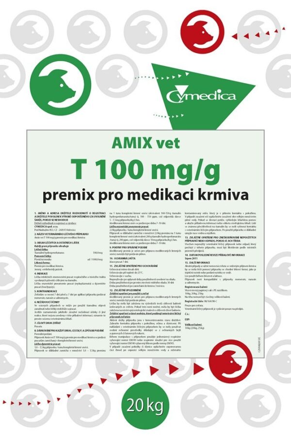 Amix vet T 100 mg/g premix for medicated feeding stuff for pigs