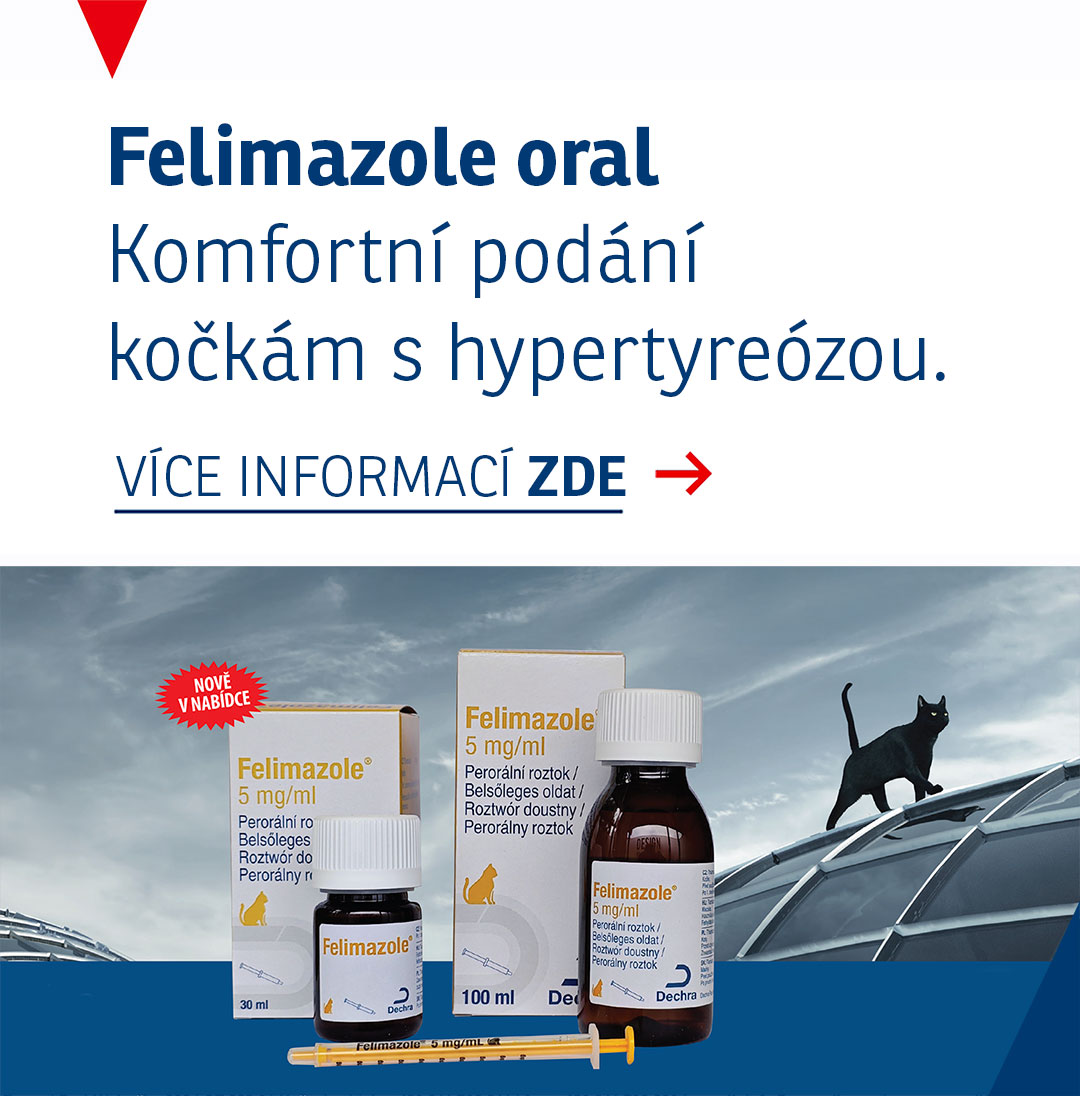 Felimazole® je nyní NOVĚ dostupný také jako perorální roztok