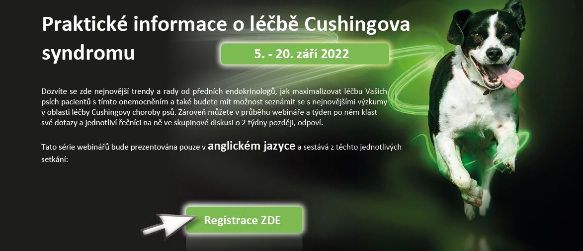 Praktické informace o léčbě Cushingova syndromu – 5. – 20. září 2022